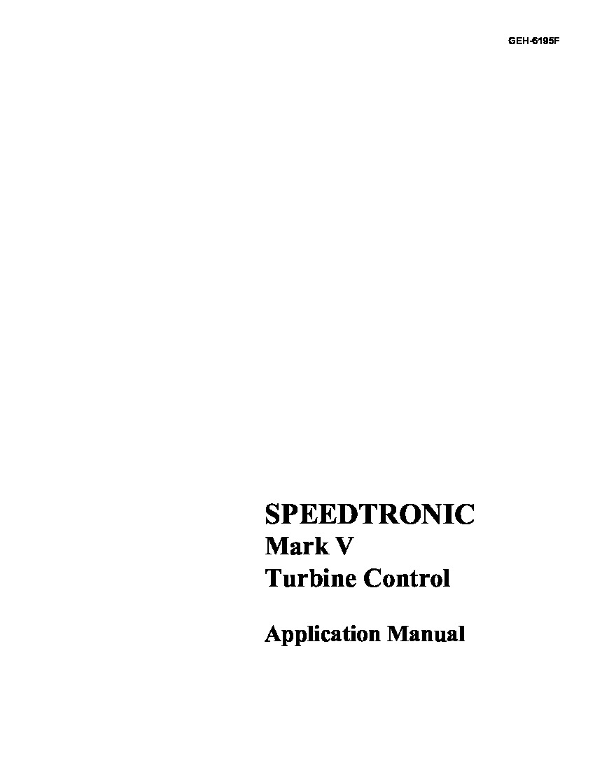 First Page Image of DS215TCQEG1AZZ01A GEH 6195F Application Manual.pdf